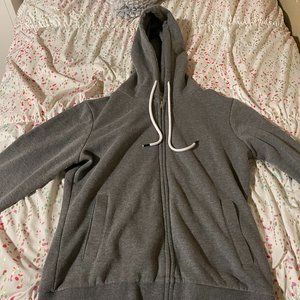 Grey Zip Up Jacket